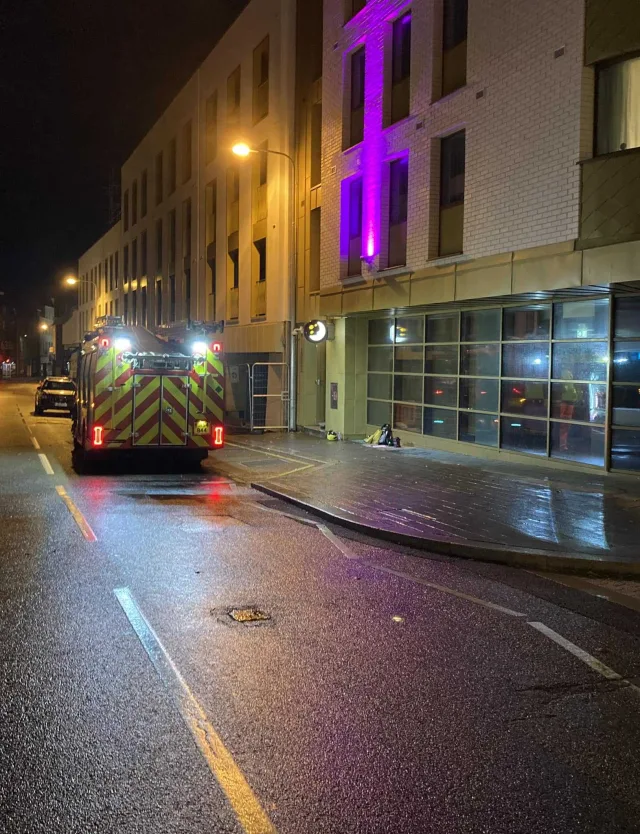 Hotel evacuated image