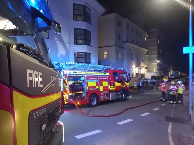 Apartment block evacuated image
